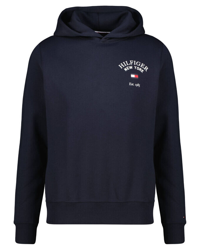 

Худи с арочным университетским капюшоном Tommy Hilfiger, синий