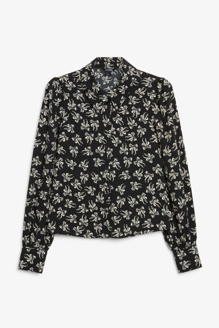 

Блуза с пышными рукавами Monki