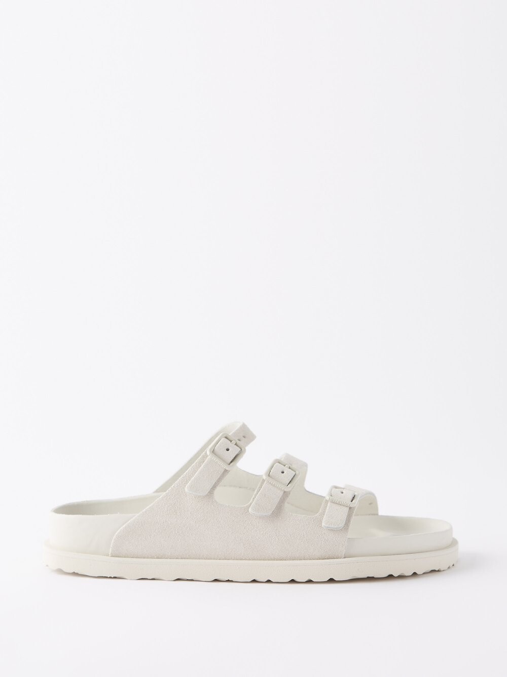 

Замшевые сандалии «флорида» Birkenstock, белый