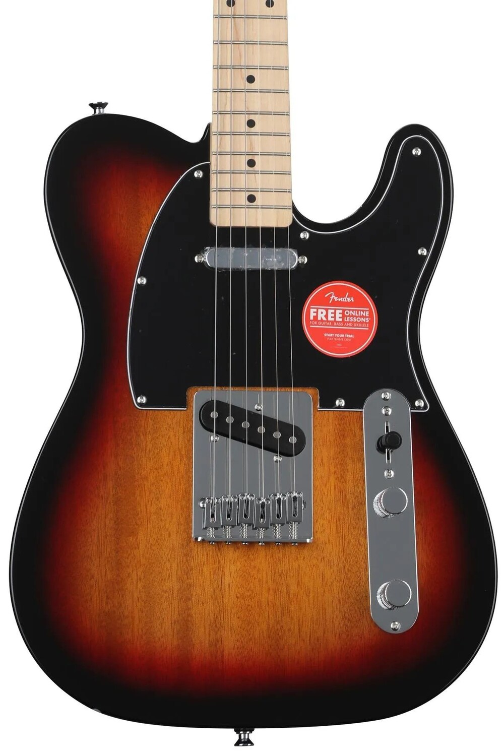 

Электрогитара Squier Affinity Series Telecaster — 3-цветная, Sunburst, с кленовой накладкой грифа