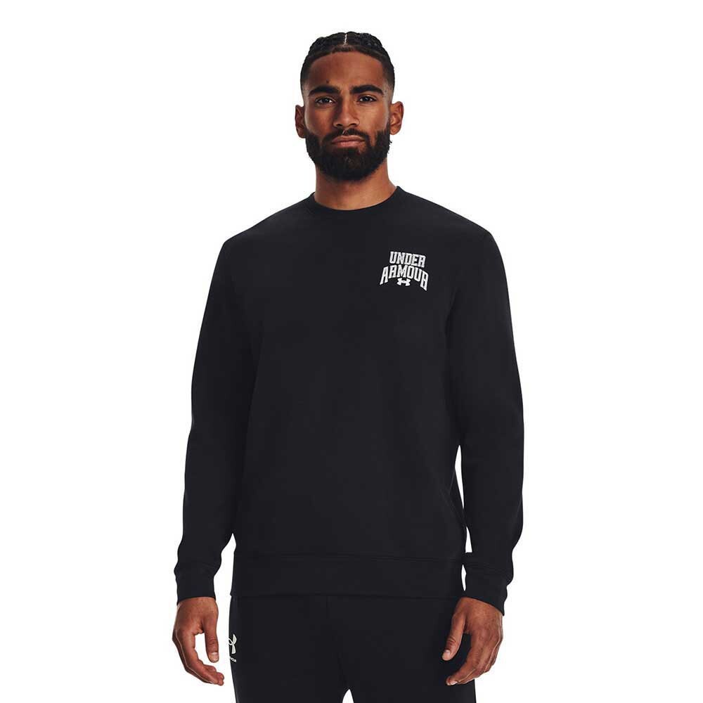 

Толстовка Under Armour Rival Terry Graphic Crew, черный