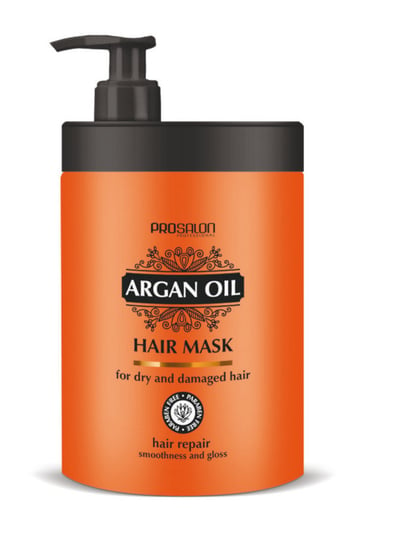 Маска для волос с аргановым маслом, 1000 г Chantal, Prosalon Argan Oil
