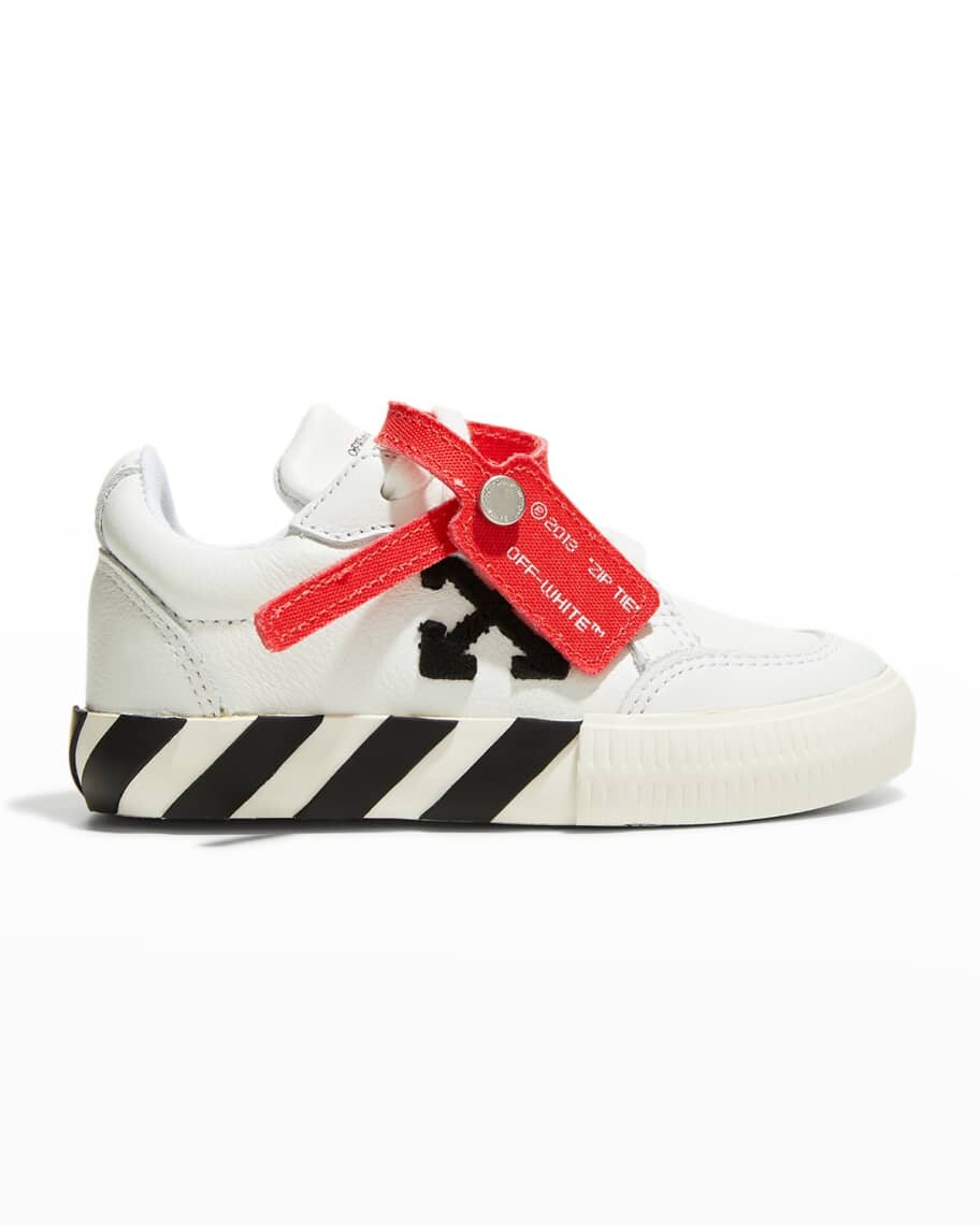 

Детские кожаные низкие кеды Arrow, для малышей/детей Off-White