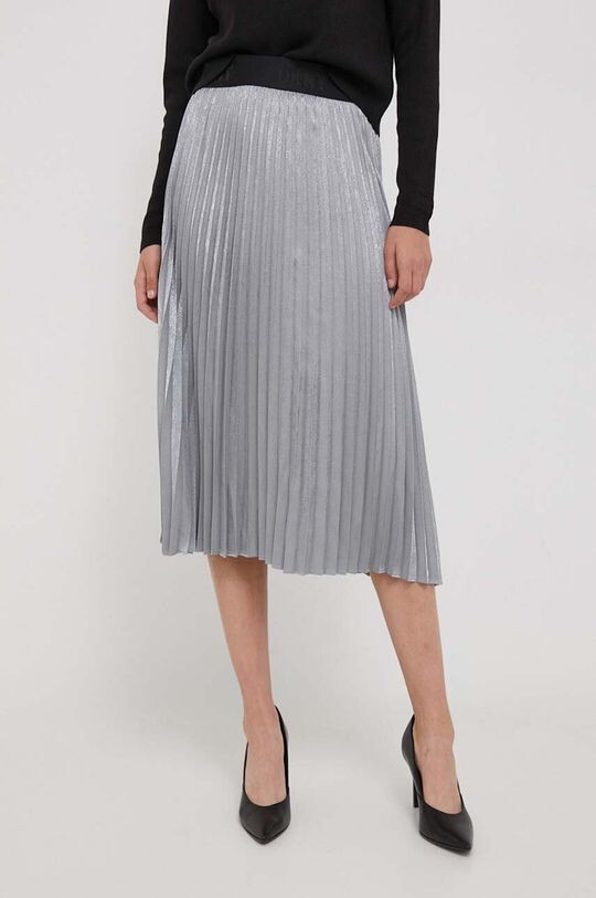 

Пышная юбка DKNY, серебро