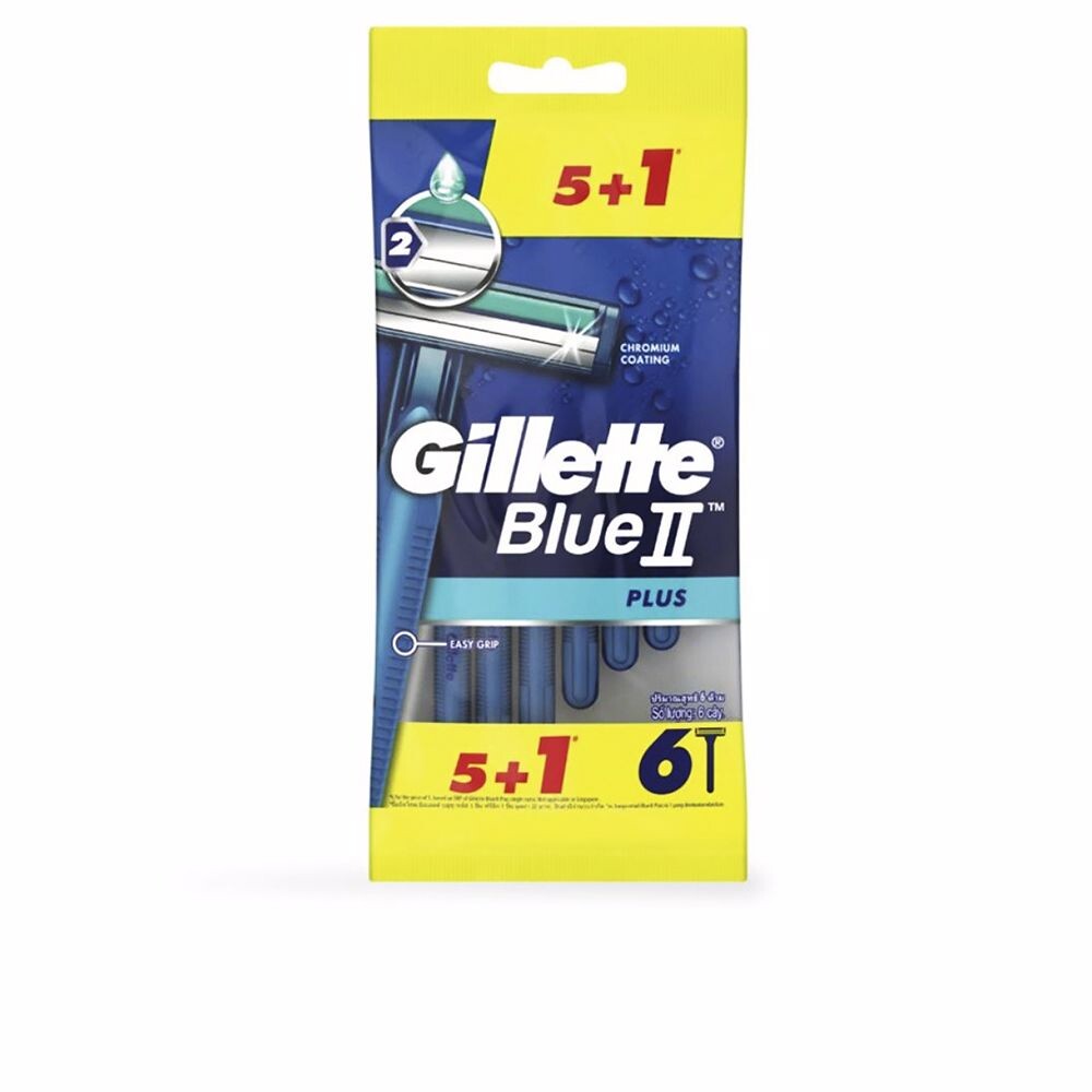 Лезвия бритвы Blue ii plus cuchilla de afeitar desechable Gillette, 6 шт