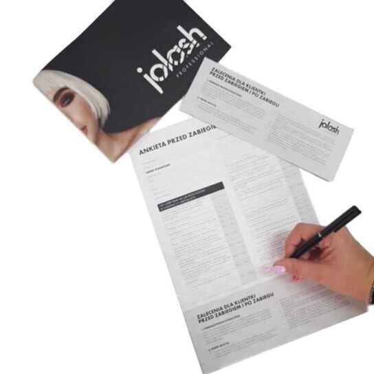 

Джолаш, Карта клиента по оформлению бровей, 10 шт., Jolash