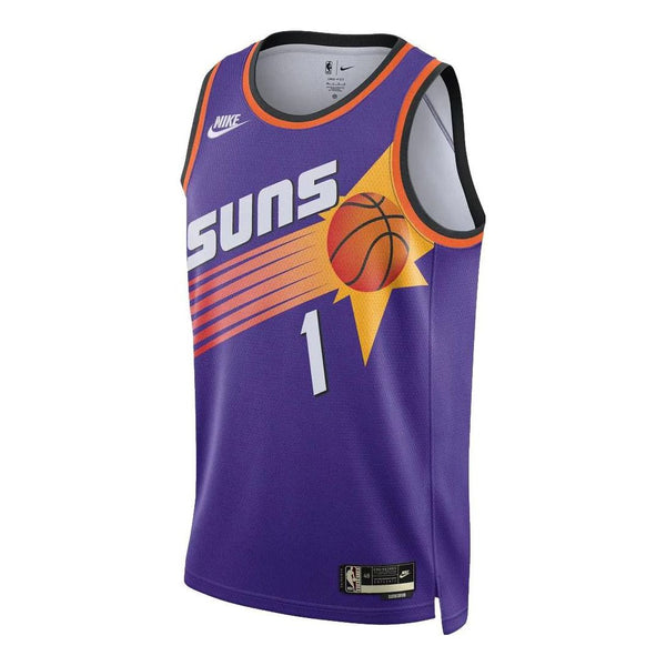 Майка Nike Dri-FIT NBA Phoenix Suns Devin Booker Hardwood Classic 2022/23 Swingman Jersey 2021 new mens american basketball phoenix devin booker jersey