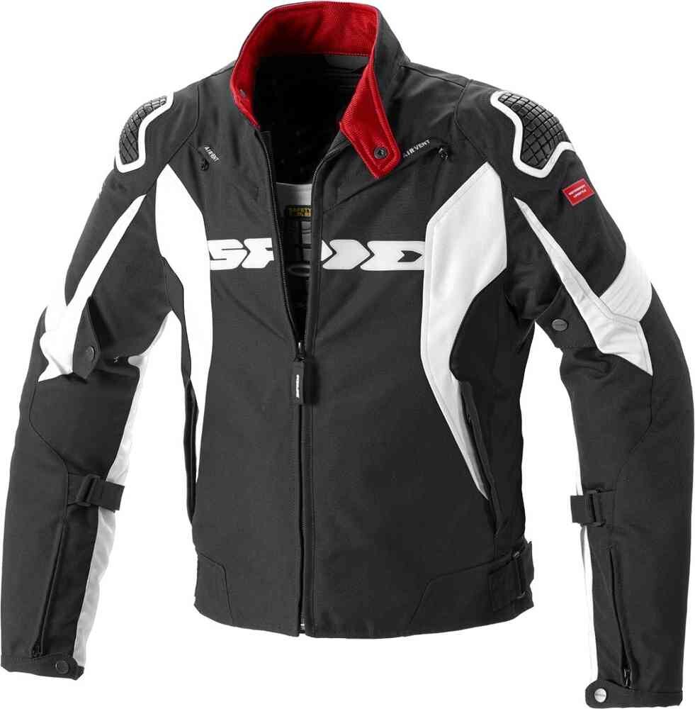 

Мотоциклетная текстильная куртка Sport Warrior H2Out Spidi, черно-белый