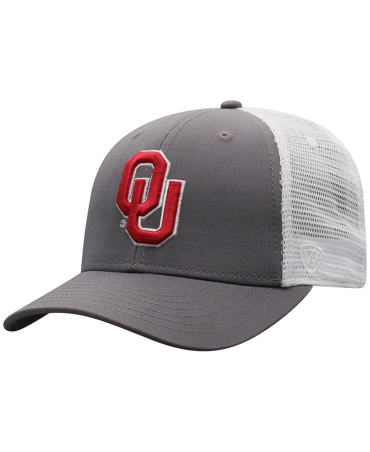 

Мужская серо-белая кепка Oklahomaooners Trucker Snapback Top of the World