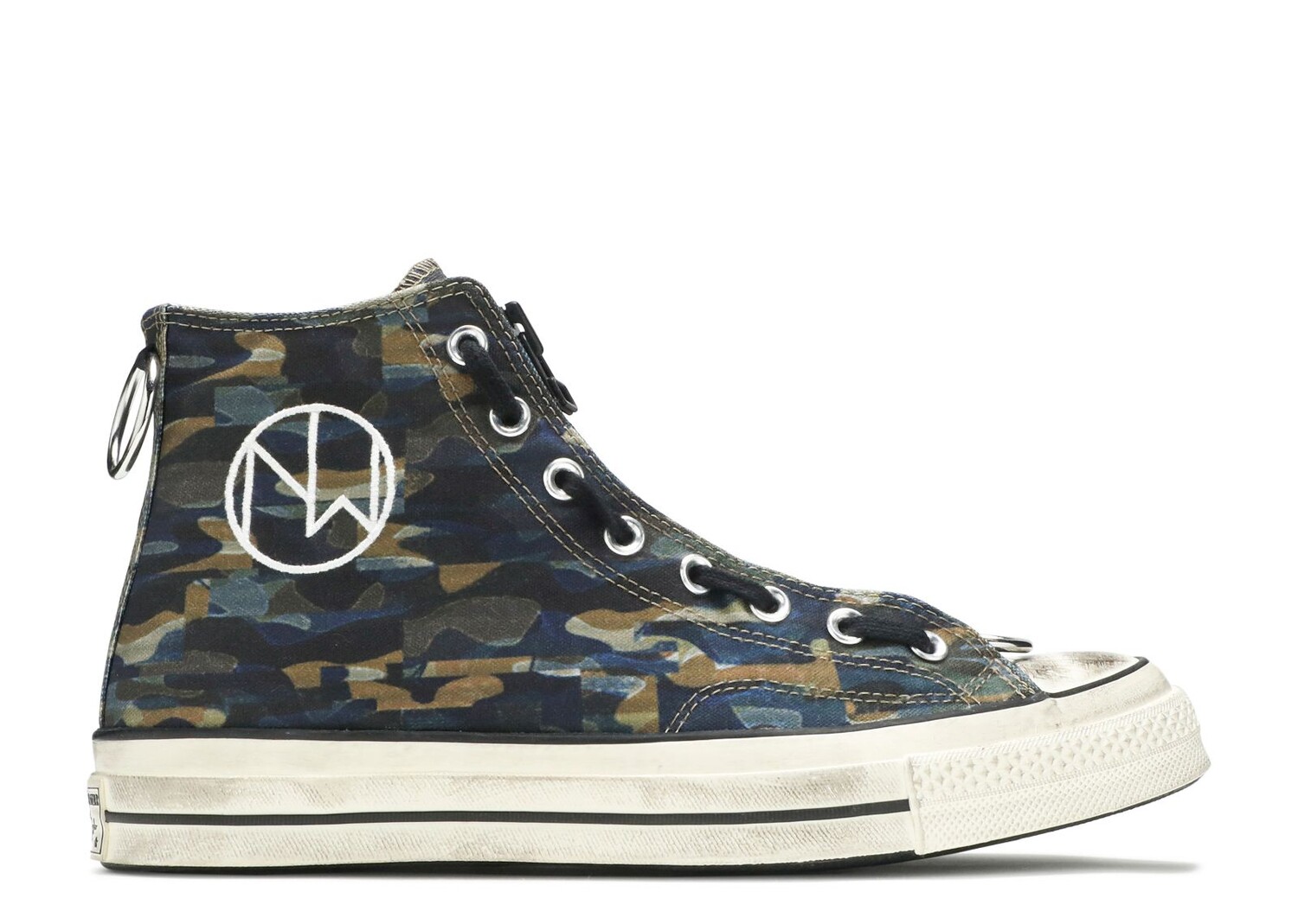 

Кроссовки Converse Undercover X Chuck 70 Hi 'Camo', зеленый, Зеленый;серый