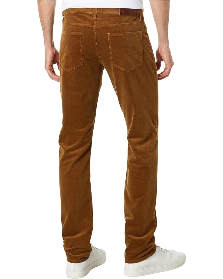 

Брюки Paige Federal Slim Straight Fit Stretch Corduroy Pants in Golden Sunset Corduroy, цвет Golden Sunset Corduroy