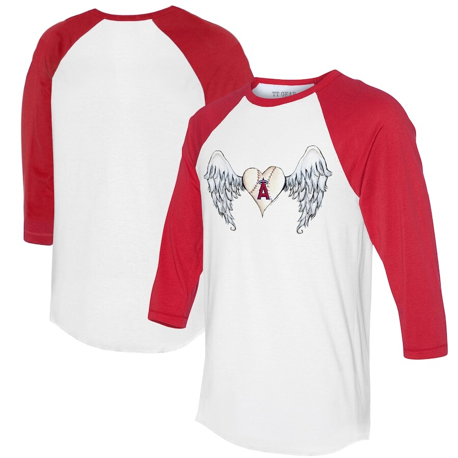 

Футболка с длинным рукавом Tiny Turnip Los Angeles Angels, белый