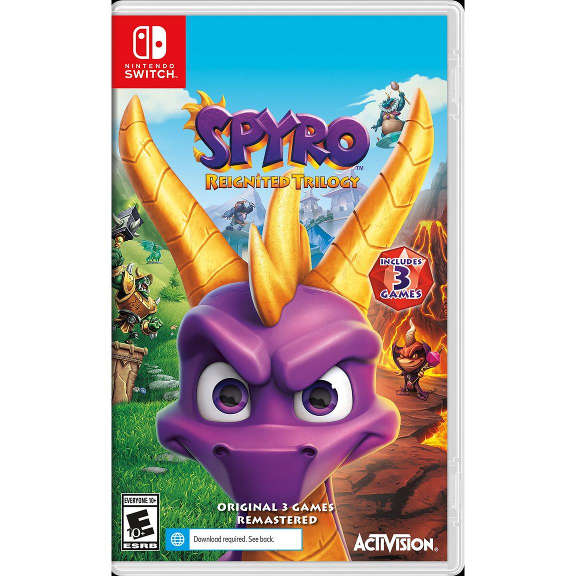 Видеоигра Spyro Reignited Trilogy - Nintendo Switch игра nintendo switch dragon quest builders 2
