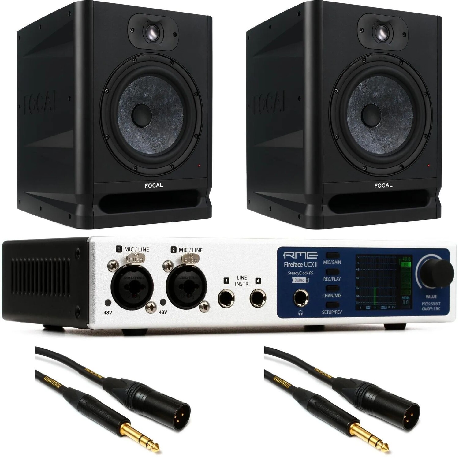 

Комплект с 40-канальным USB-интерфейсом RME Fireface UCX II и монитором Focal Alpha 80 Evo
