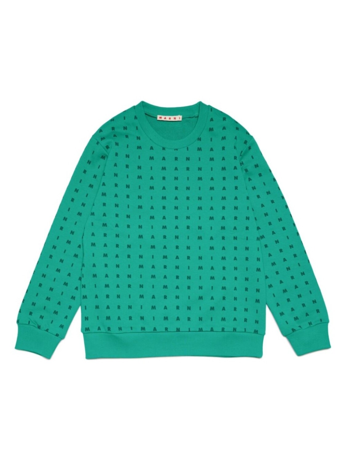 

Marni толстовка с логотипом, зеленый