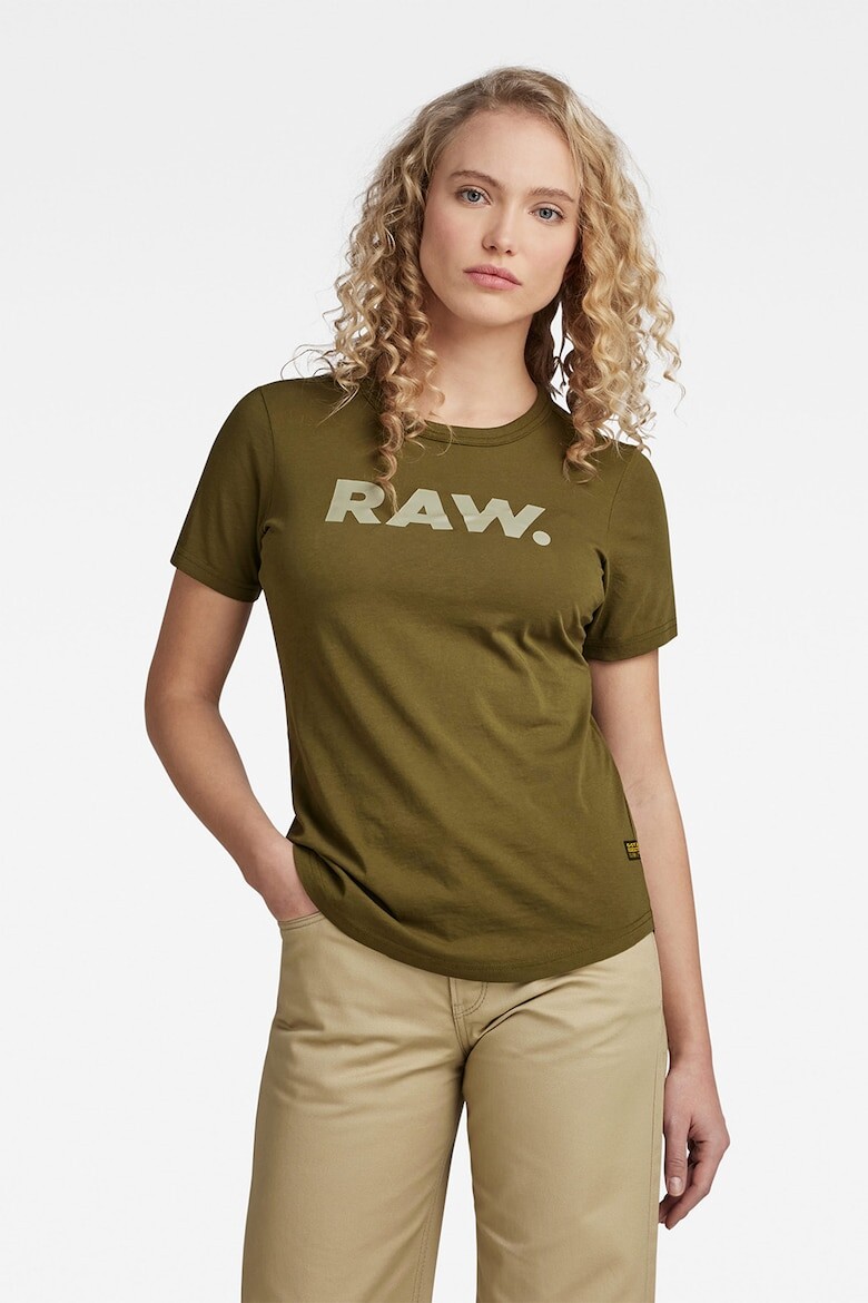 

Футболка из органического хлопка с логотипом G-Star Raw, зеленый