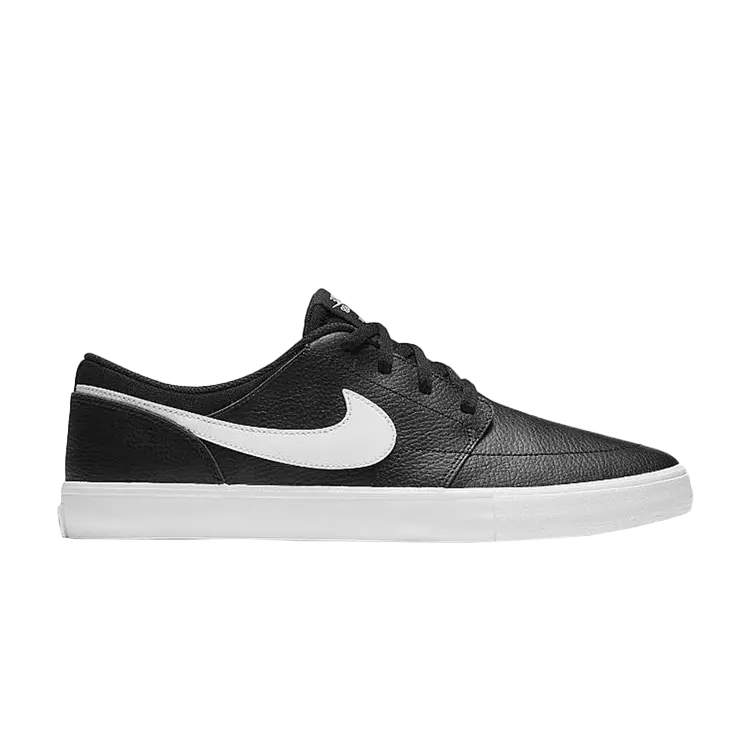 

Кроссовки Nike Portmore 2 Solar Premium SB 'Black White', черный