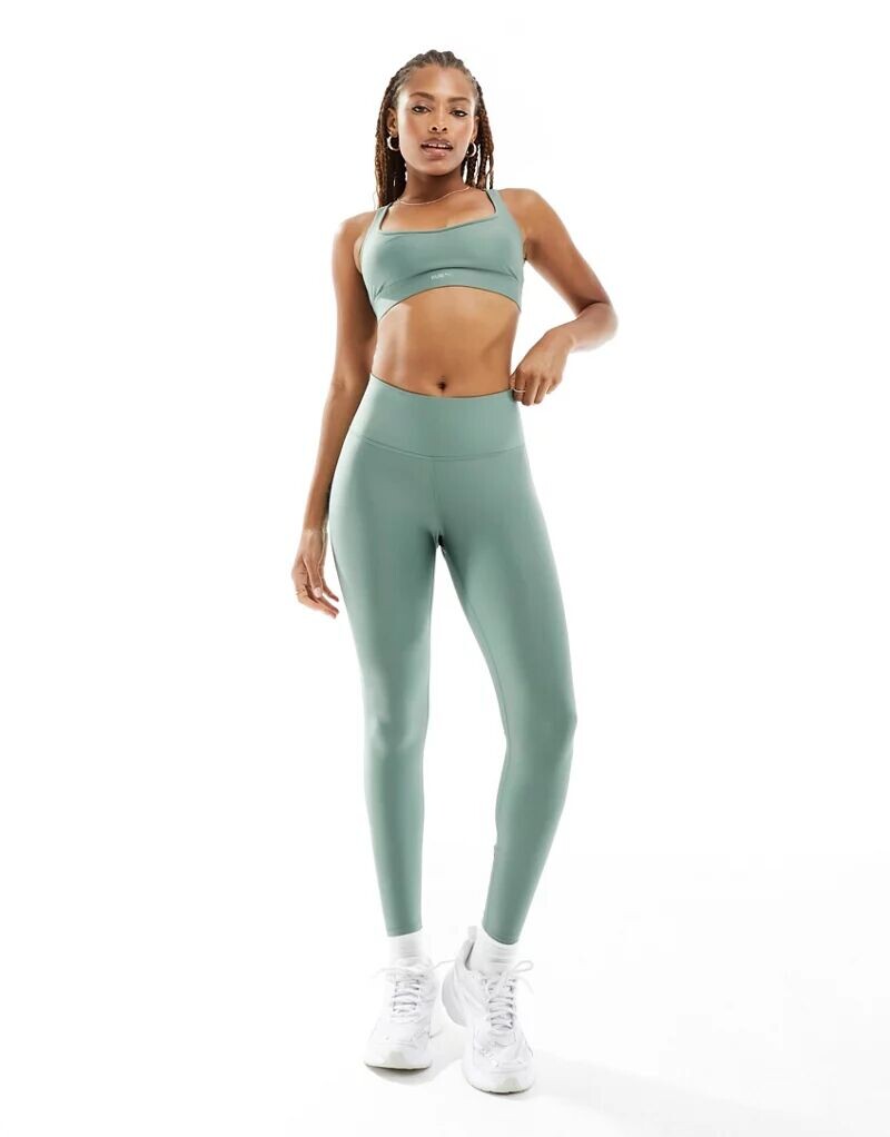 

Светло-зеленые леггинсы PUMA Running Evolve