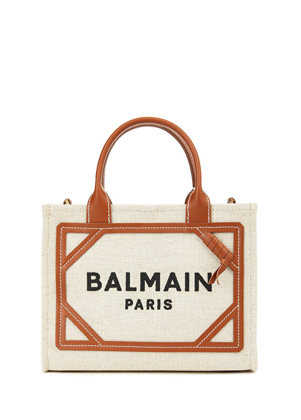 Желто-коричневая женская сумка Balmain