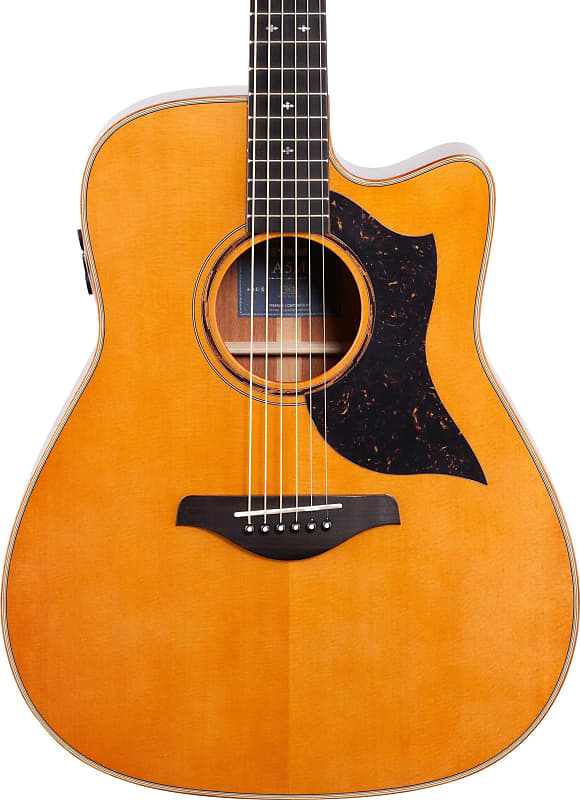 цена Акустическая гитара Yamaha A5M ARE Solid Wood Acoustic-Electric Guitar, Vintage Natural w/ Hard Case