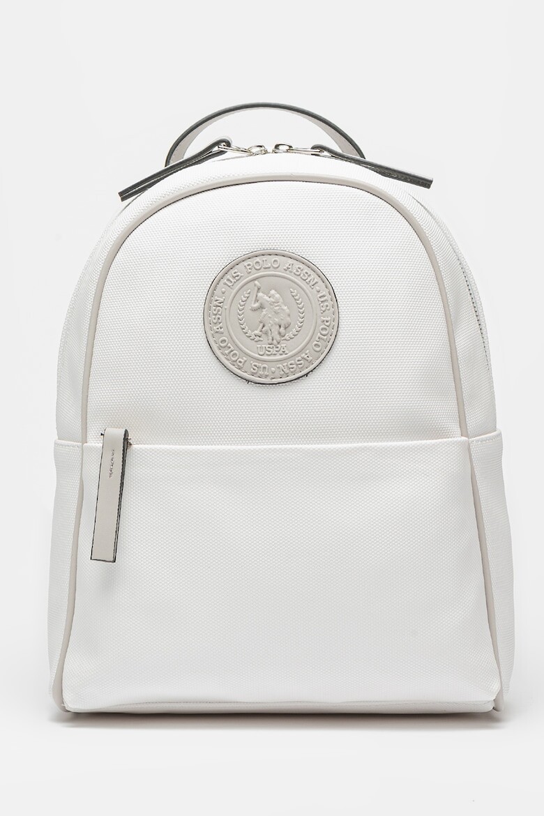 

Рюкзак из экокожи с логотипом U S Polo Assn , белый