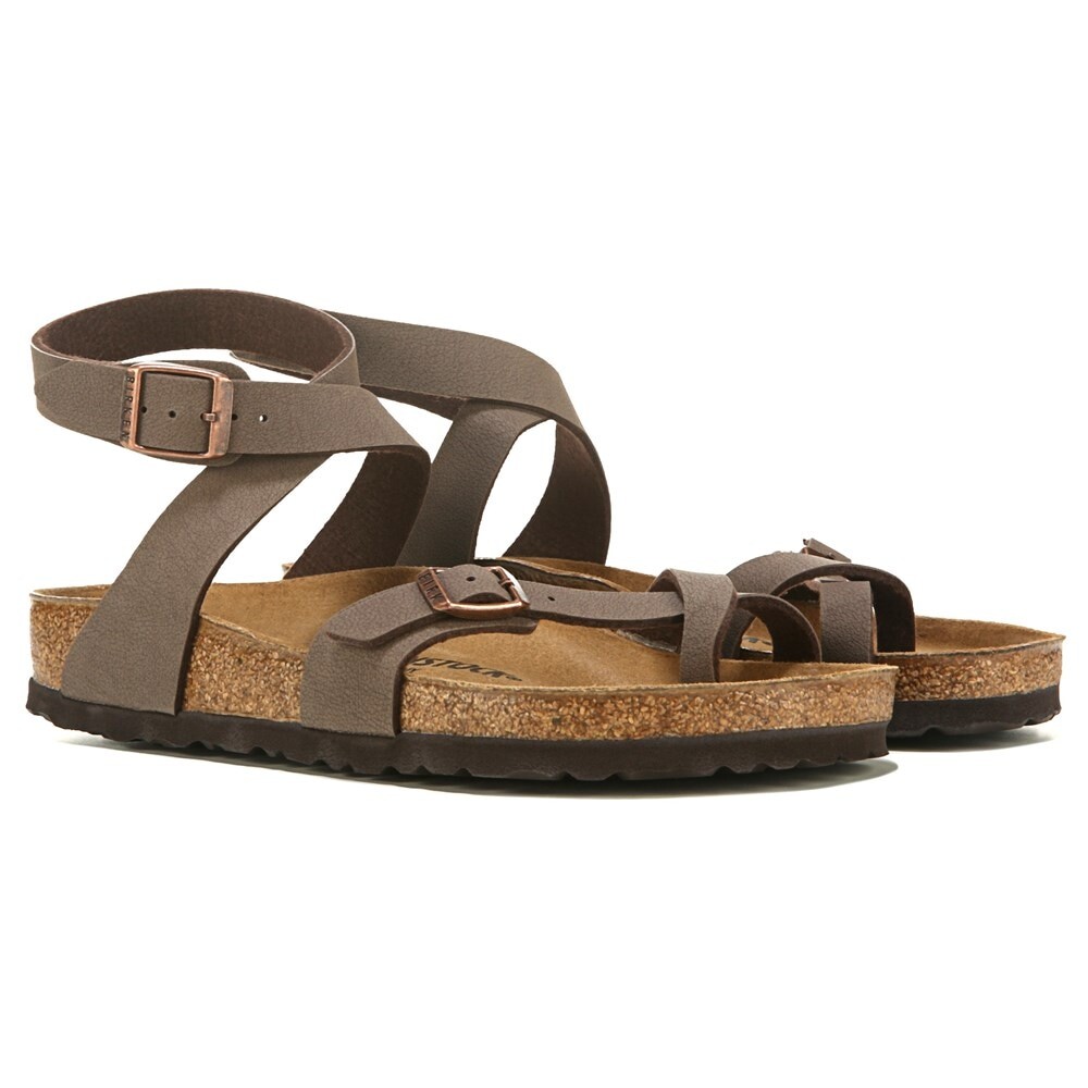 

Женские сандалии Yara со стелькой Birkenstock, цвет mocha