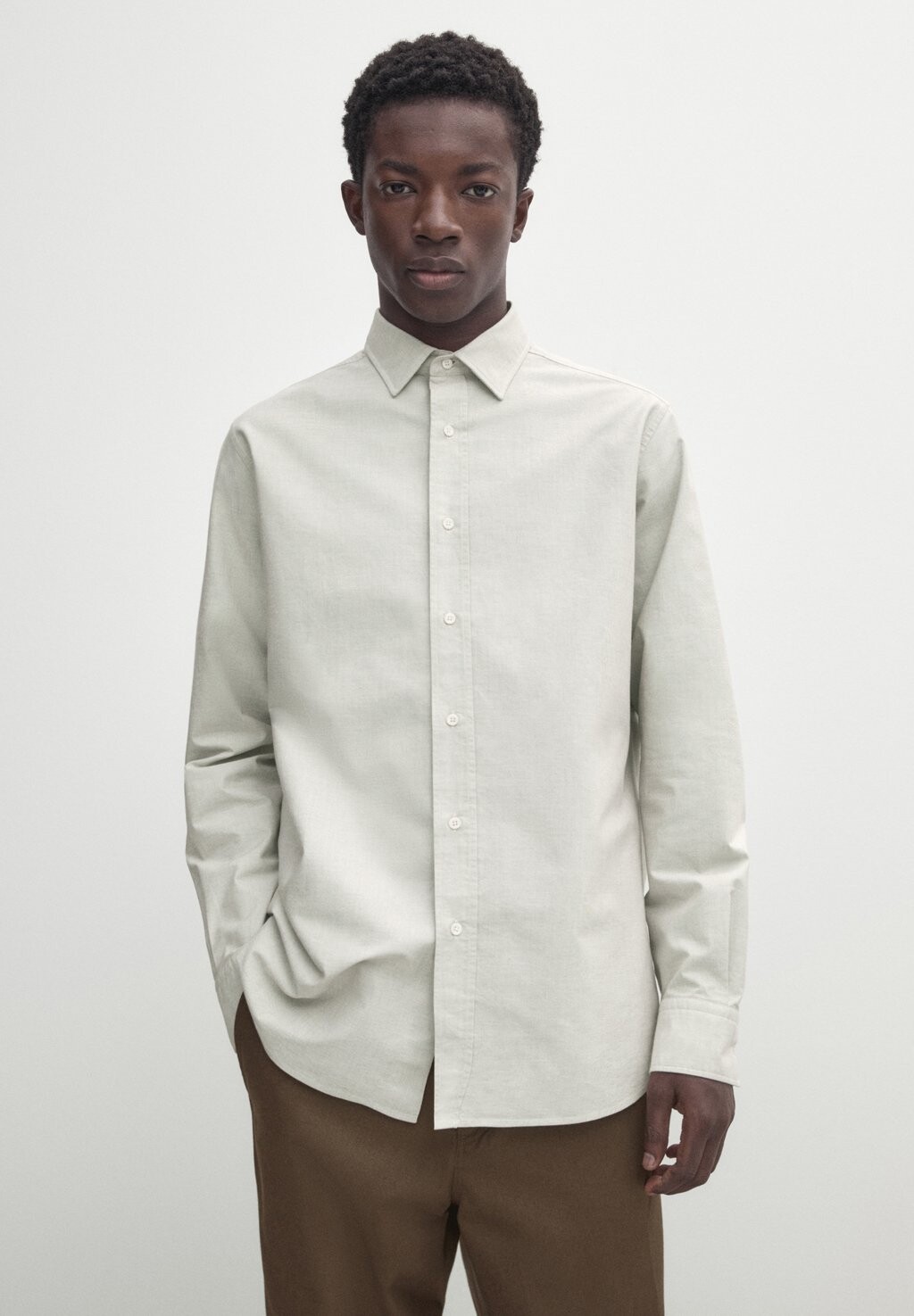 

Рубашка TEXTURE Massimo Dutti, цвет beige