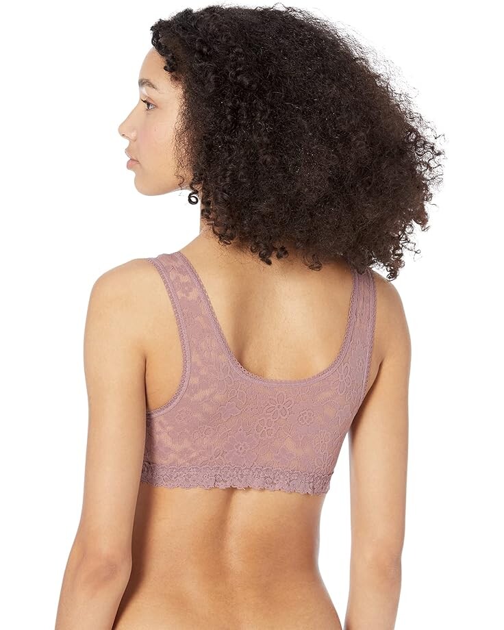 

Бралетт Hanky Panky Daily Lace Lined Scoopneck Bralette, цвет All Spice Brown