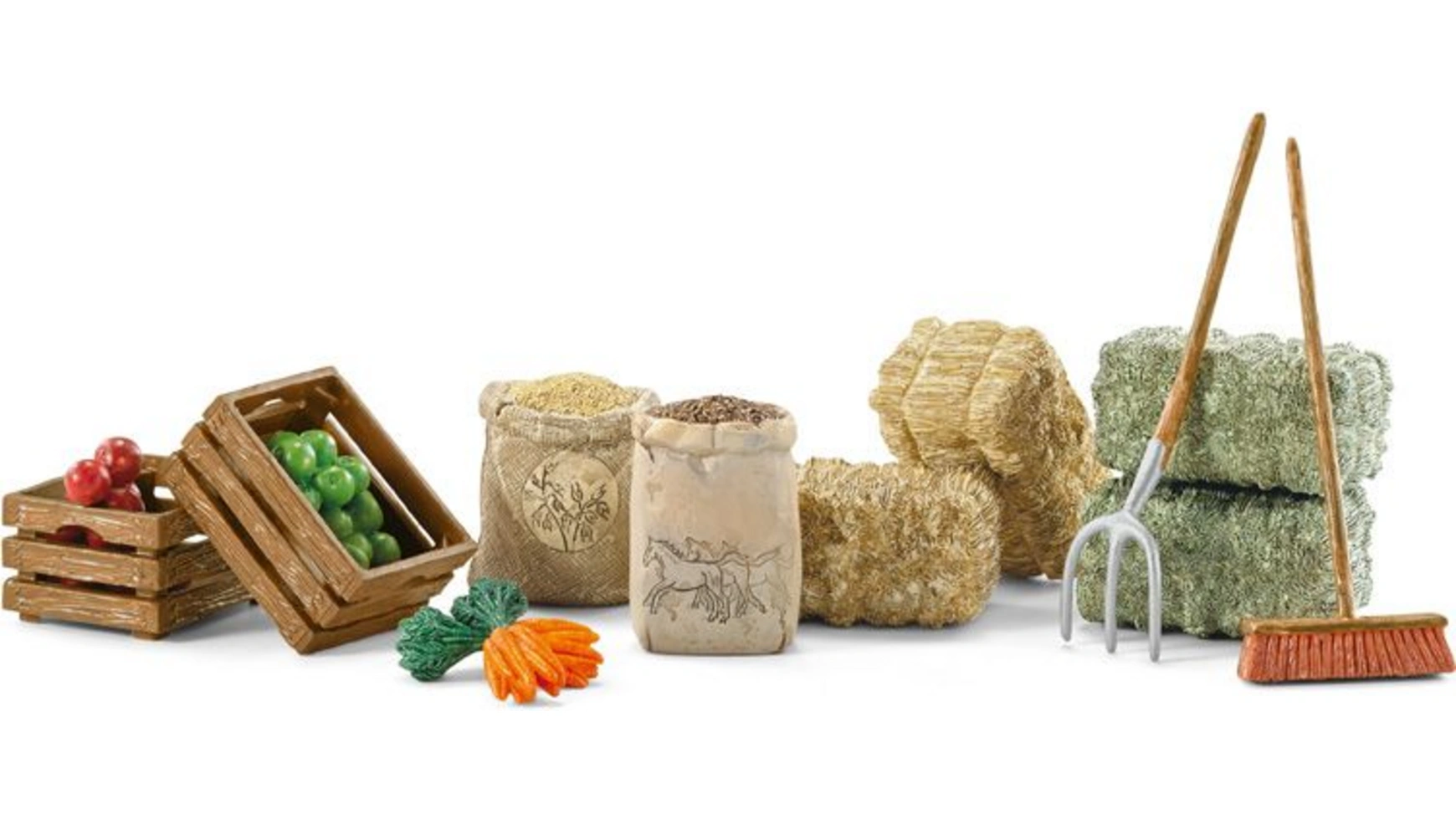 

Schleich Мир природы Сельская жизнь Аксессуары Набор продуктов 1