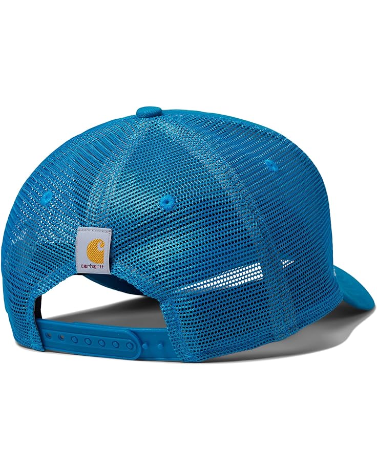 Кепка Carhartt Canvas Mesh Back Quilty Patch Cap, цвет Marine Blue цена и фото