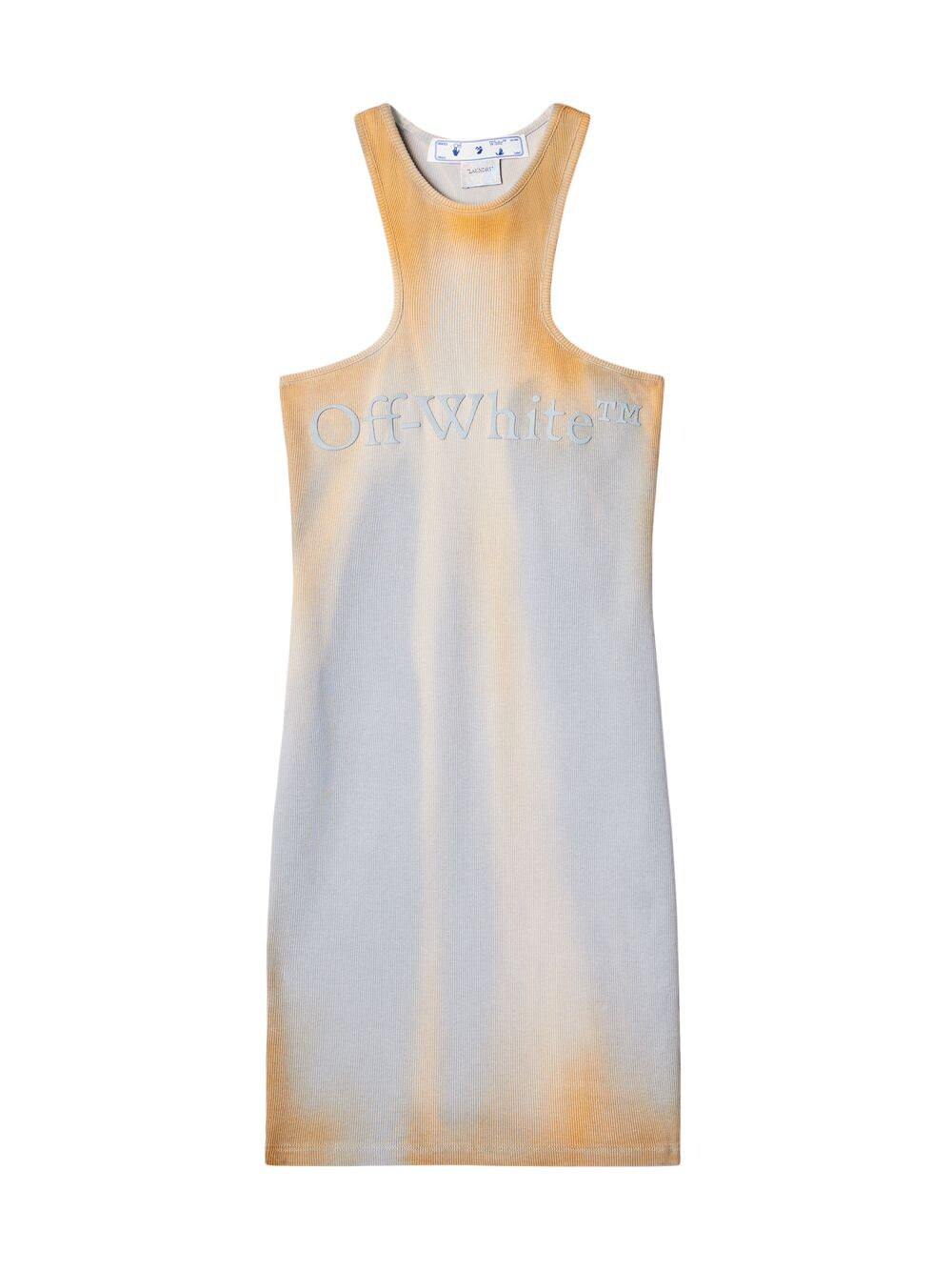 

Трикотажное мини-платье Laundry Rowing в рубчик Off-White, бежевый