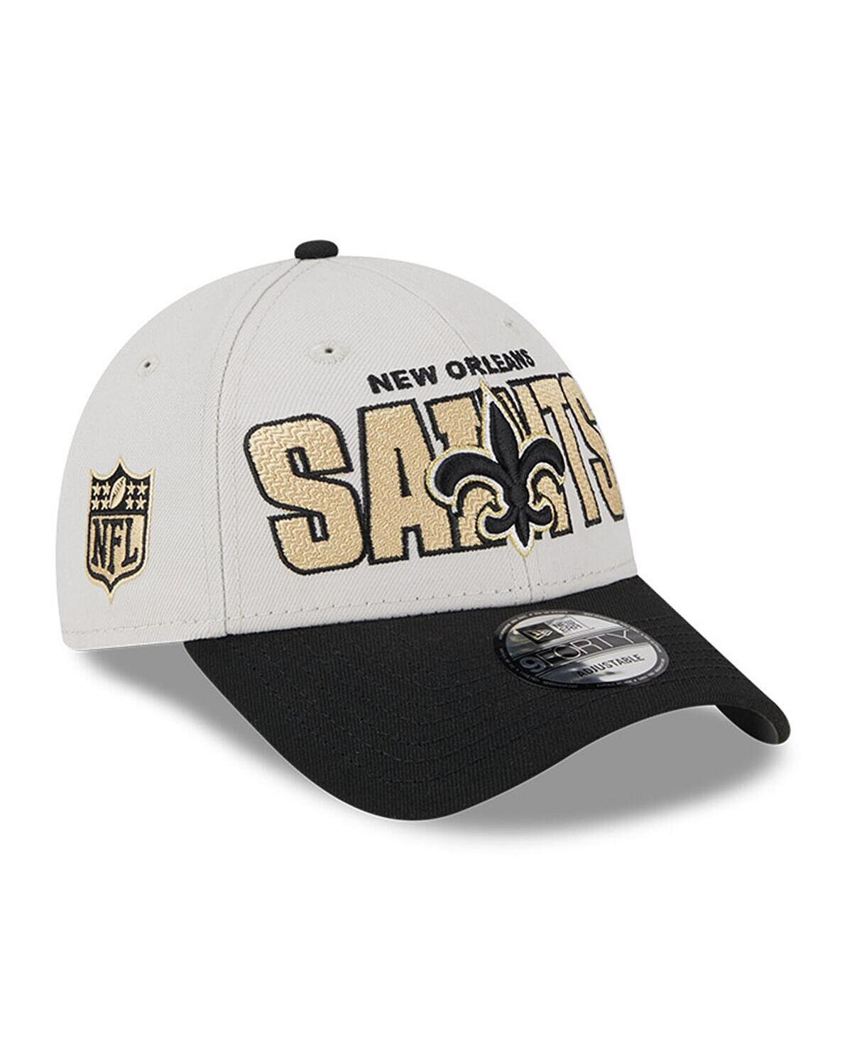 

Мужская регулируемая кепка Stone, черная New Orleans Saints 2023 NFL Draft 9FORTY New Era