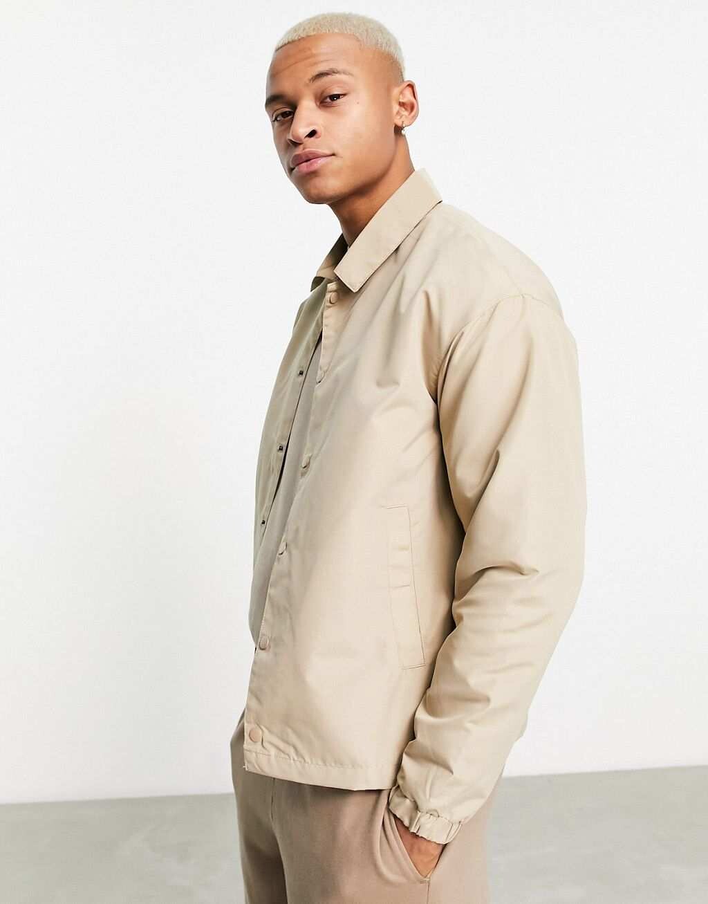 

Бежевая спортивная куртка Jack & Jones Originals, Бежевый
