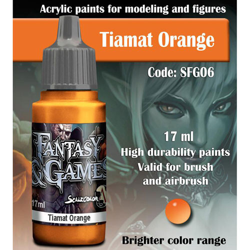 

Миниатюра Scale 75 USA Fantasy & Games Paint: Tiamat Orange (17ml)