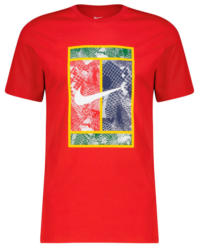 

Теннисная рубашка Nikeourt Nike, красный
