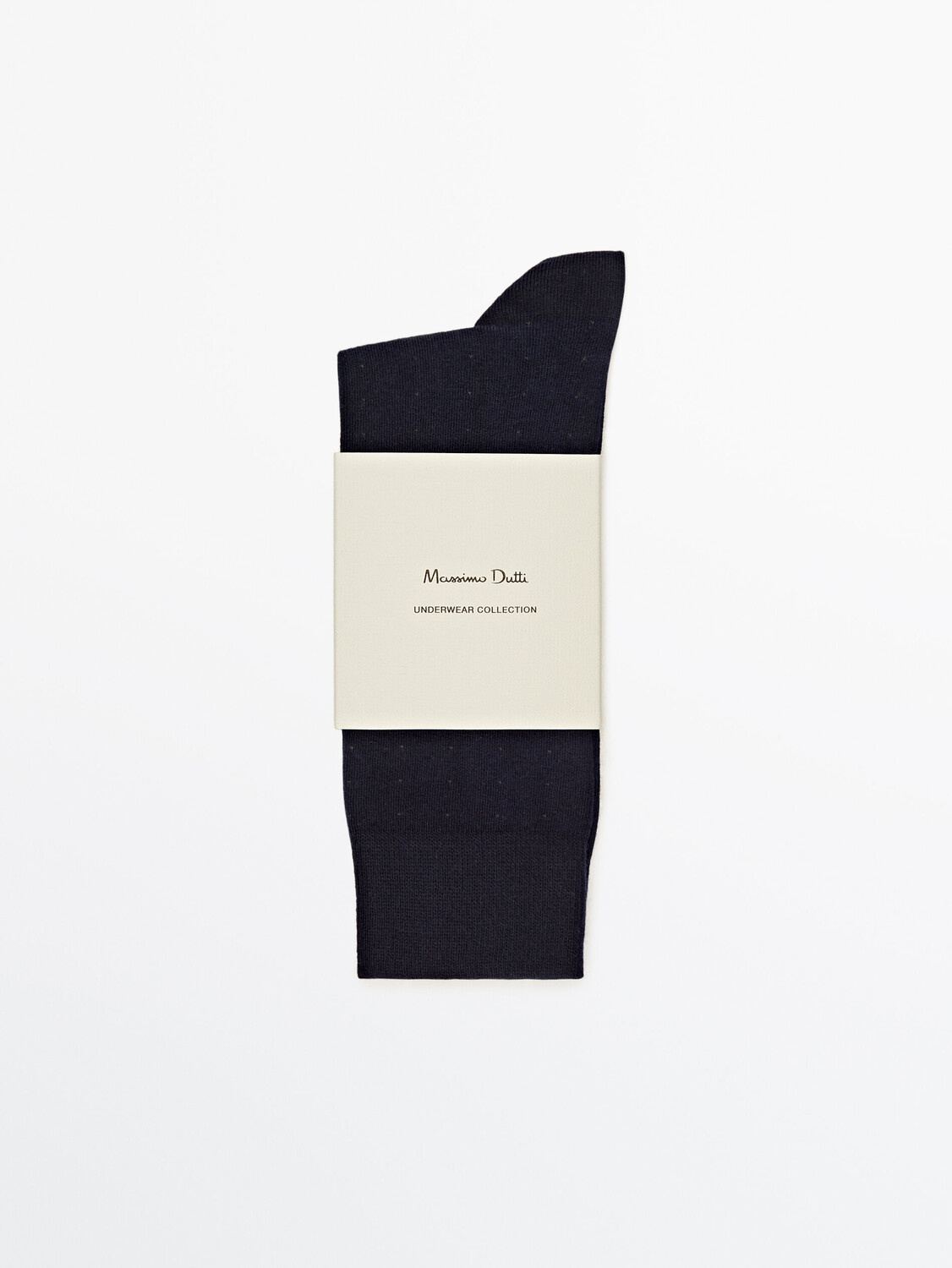

Длинные носки из полухлопка в горосток Massimo Dutti, темно-синий