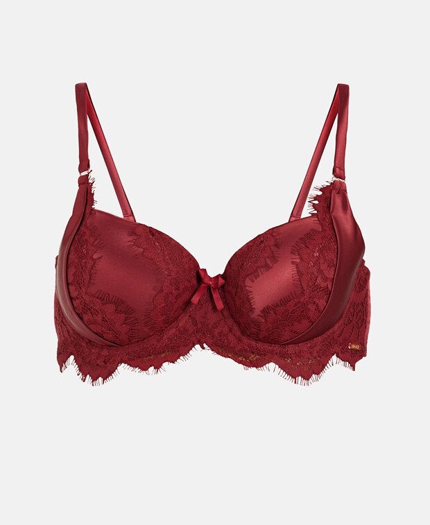 

Бюстгальтер на косточках, чашка BE Hunkemöller, ежевика