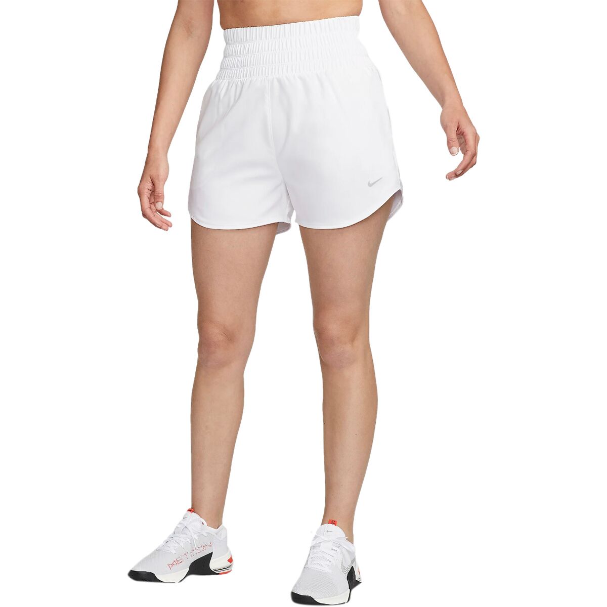 цена Одни шорты dri-fit ultra hr 3 br Nike, цвет white/reflective silv