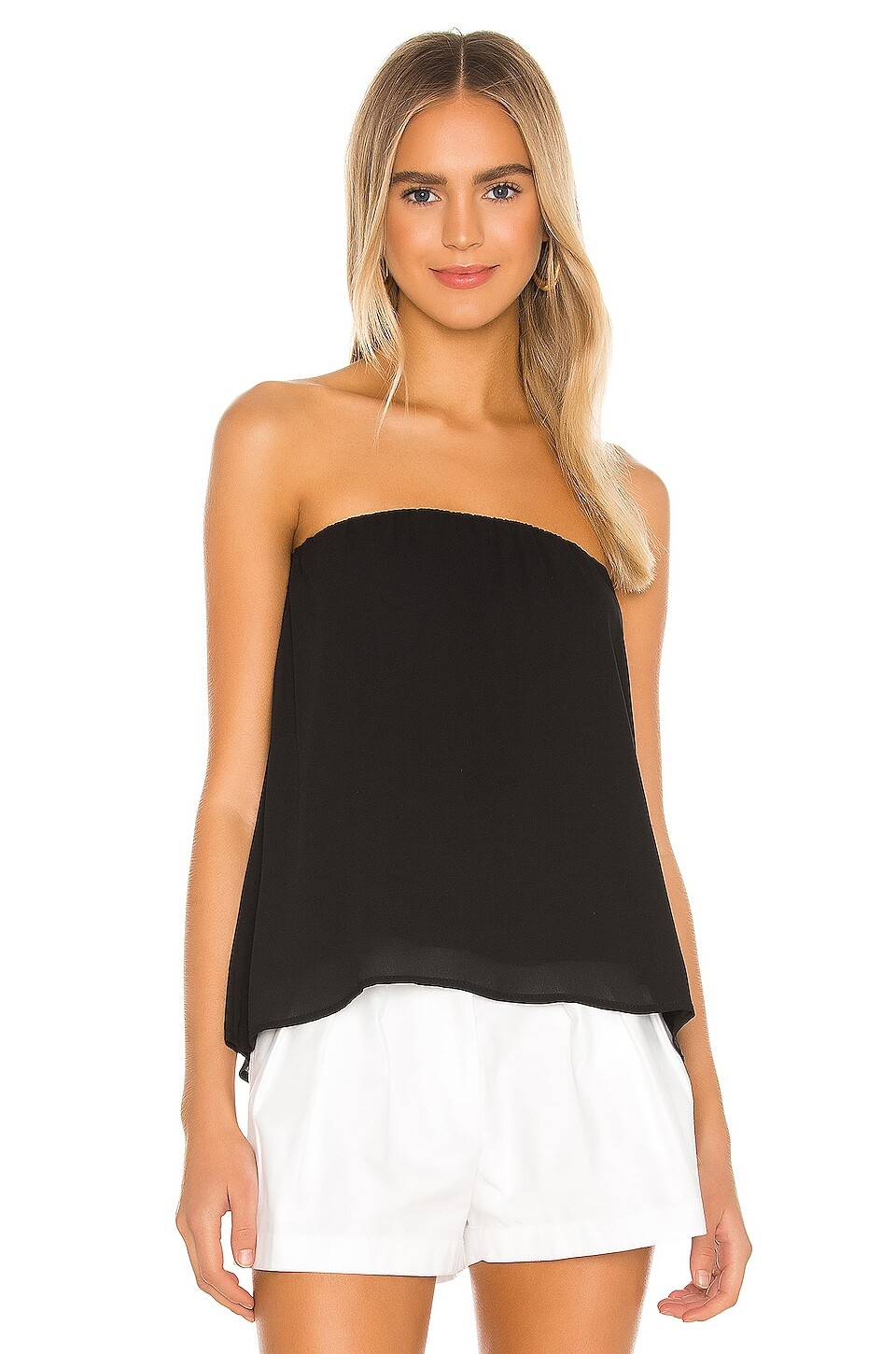 

Топ krisa Split Back Strapless, черный