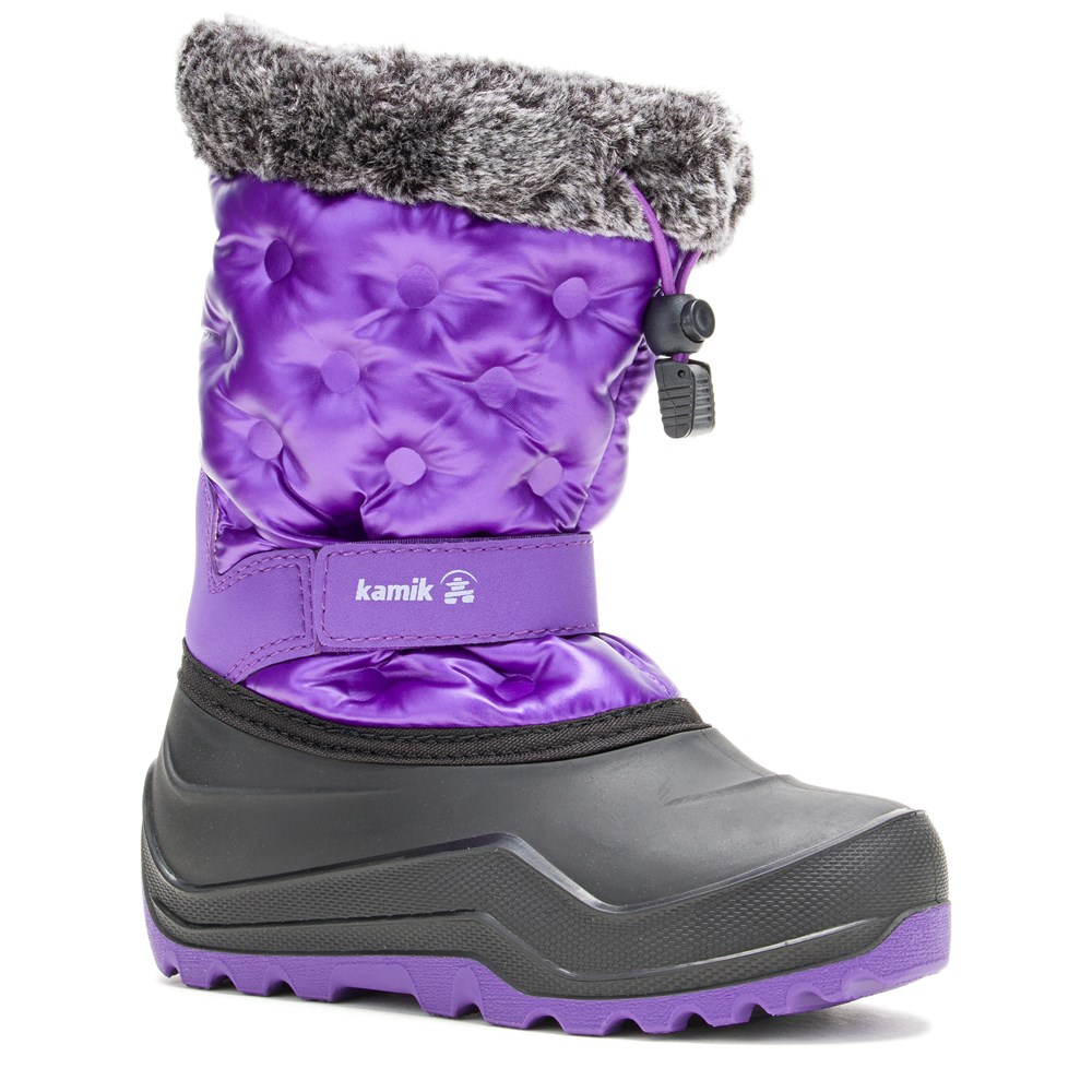 Детские водонепроницаемые зимние ботинки Penny 3 для маленьких/больших детей Kamik, фиолетовый