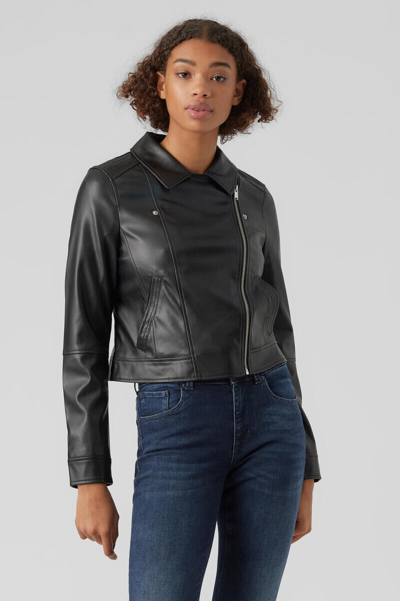 

Короткая куртка с длинными рукавами Vero Moda, черный