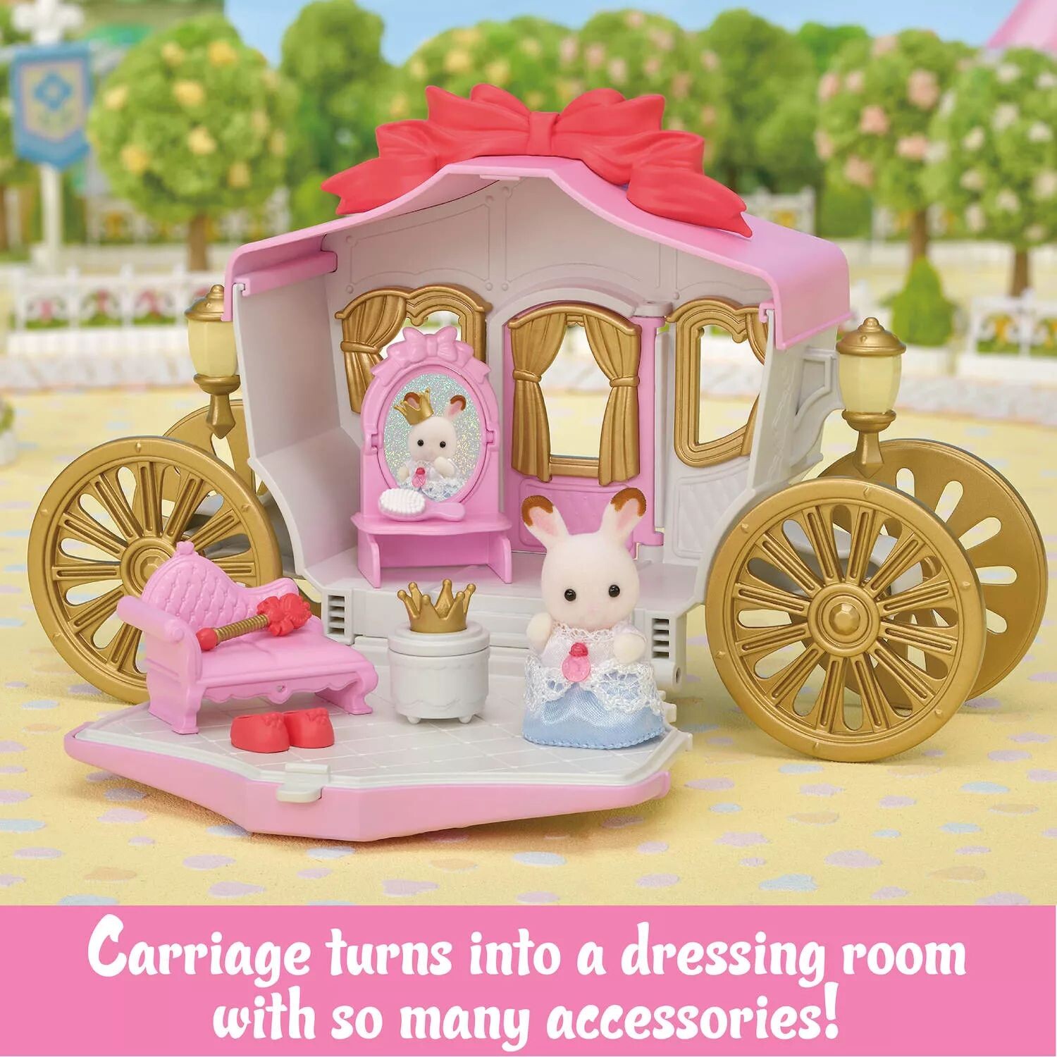 Calico critters best sale dressing area set