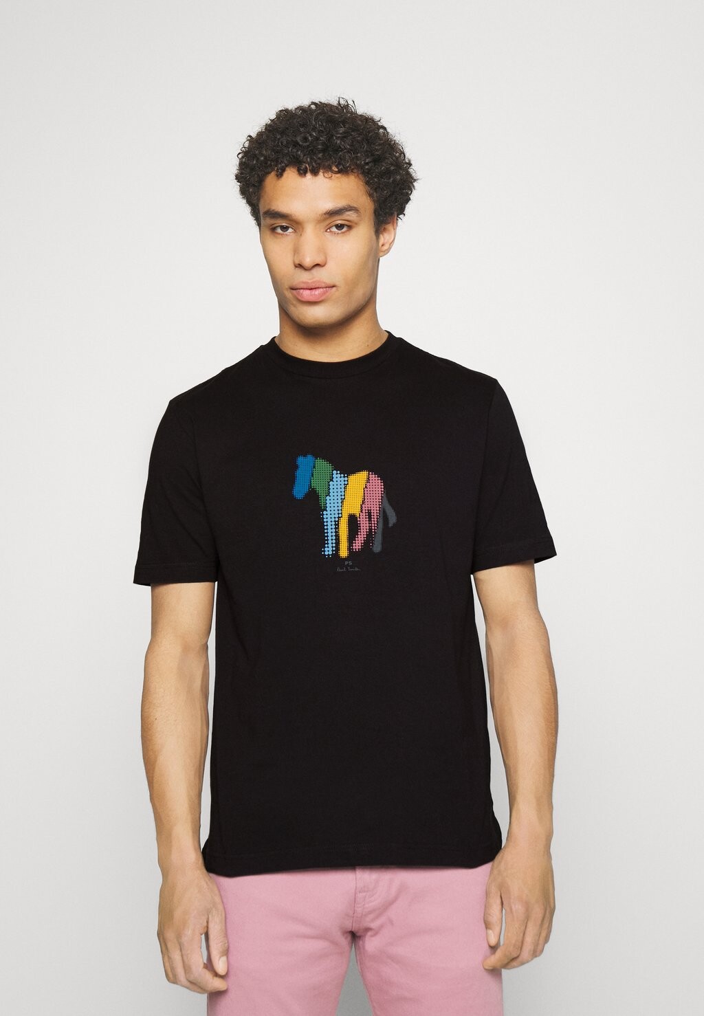 

Футболка с принтом ZEBRA PS Paul Smith, черный