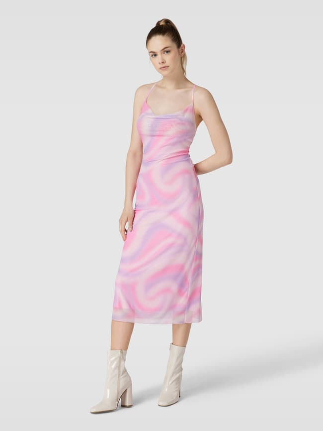 Платье с узором по всей поверхности Review, розовый рыбацкая шапка с узором по всей поверхности müller headwear джинс