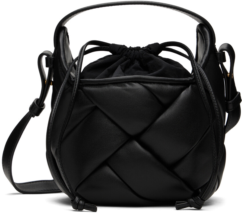 

Черная маленькая сумка для шлема Bottega Veneta