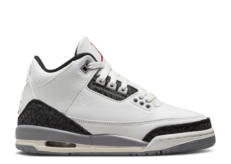 

Кроссовки Air Jordan Jordan 3 Retro GS, цвет Cement Grey