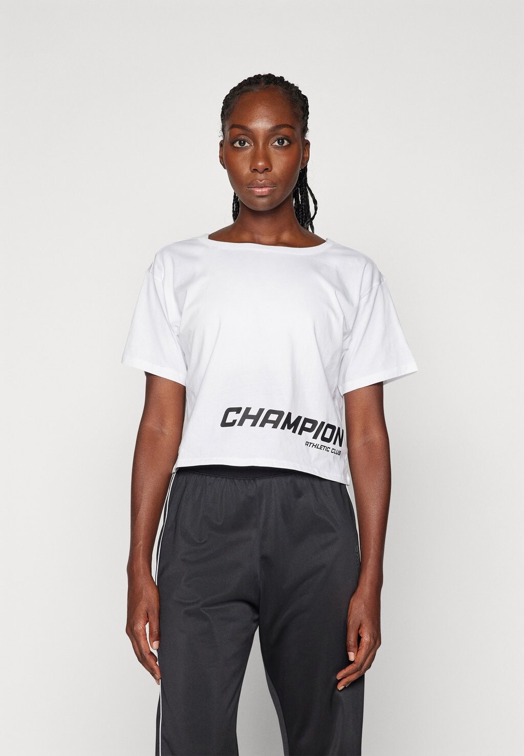 

Футболка с принтом ATHLETIC CLUB CROP TOP Champion, цвет white