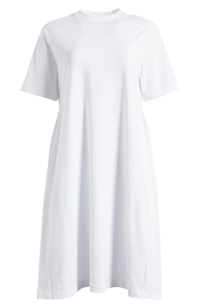 

Платье-футболка из оптического хлопкового трикотажа MAX MARA LEISURE
