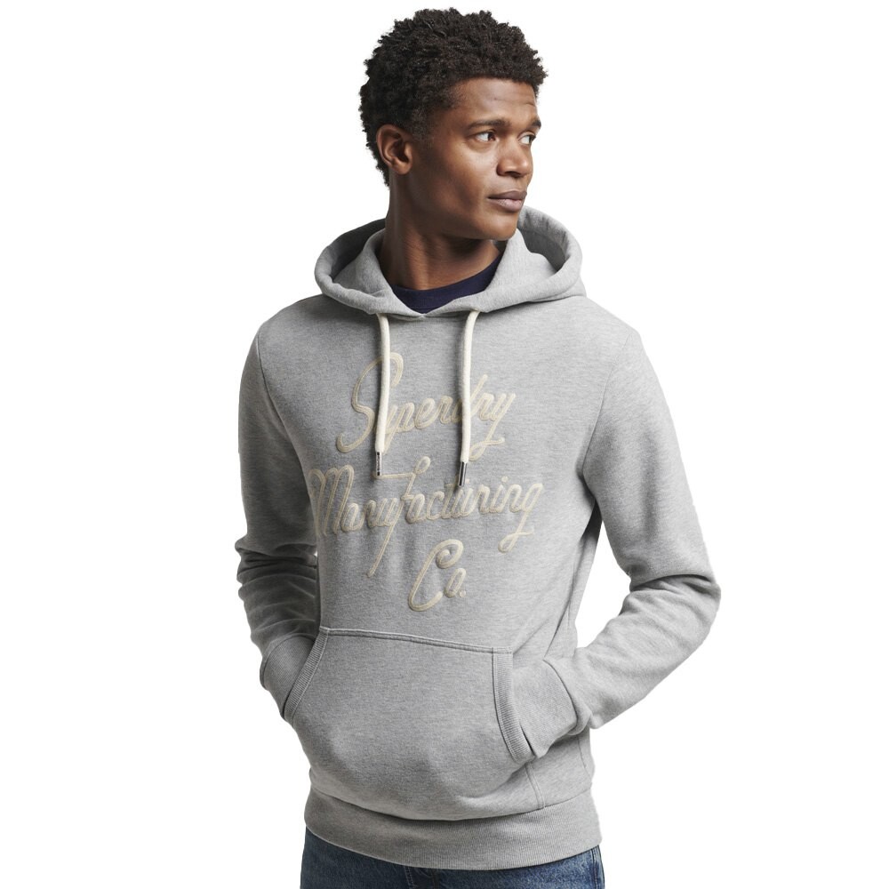 

Худи Superdry Vintage Script Style Ww, серый