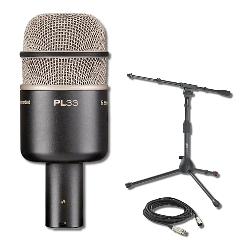 Динамический микрофон Electro-Voice PL33, GFW-MIC-2621, XLR комплект фланцев whirlpool для барабана 461973090481